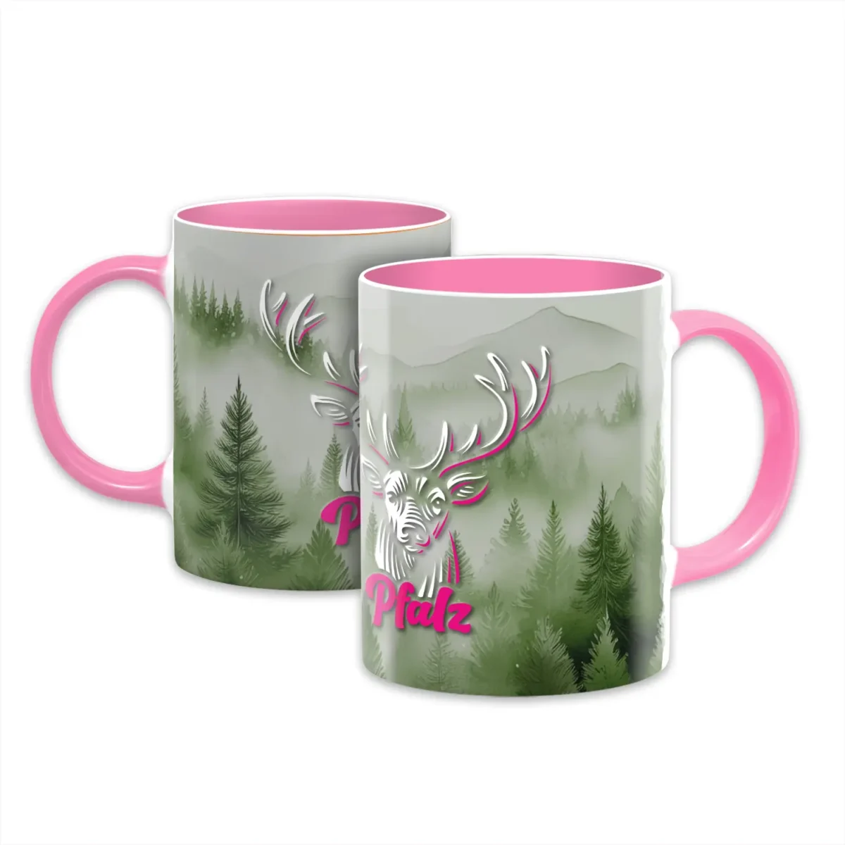 Tasse Hirsch Pfalz black bonnie TASSE pink hirsch pfalz