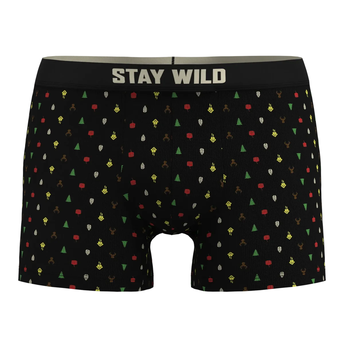 Schwarzwald Boxershorts STAY WILD black bonnie boxershort schwarzwald 1