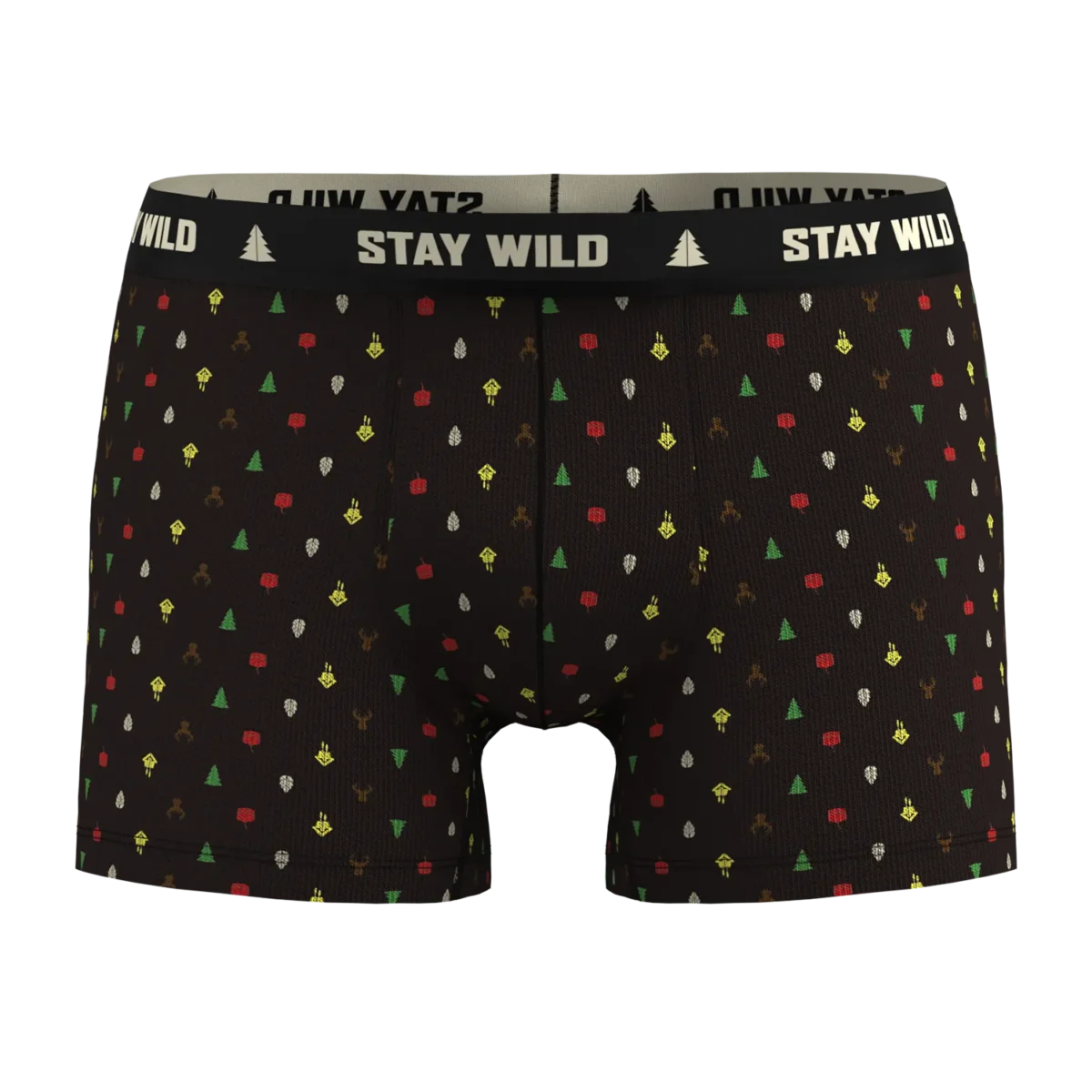 Schwarzwald Boxershorts STAY WILD Schwarze Schwarzwald Boxershorts STAY WILD von Black Bonnie