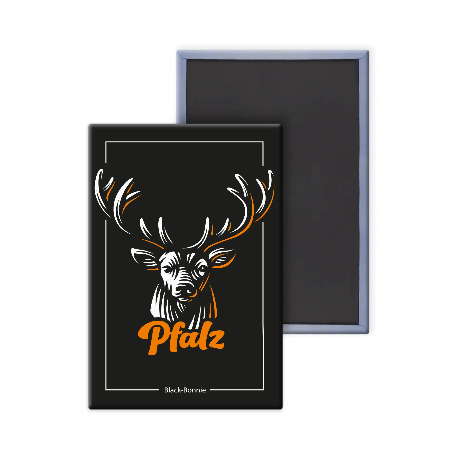 black-bonnie_magnet-54x78_hirsch-pfalz-orange