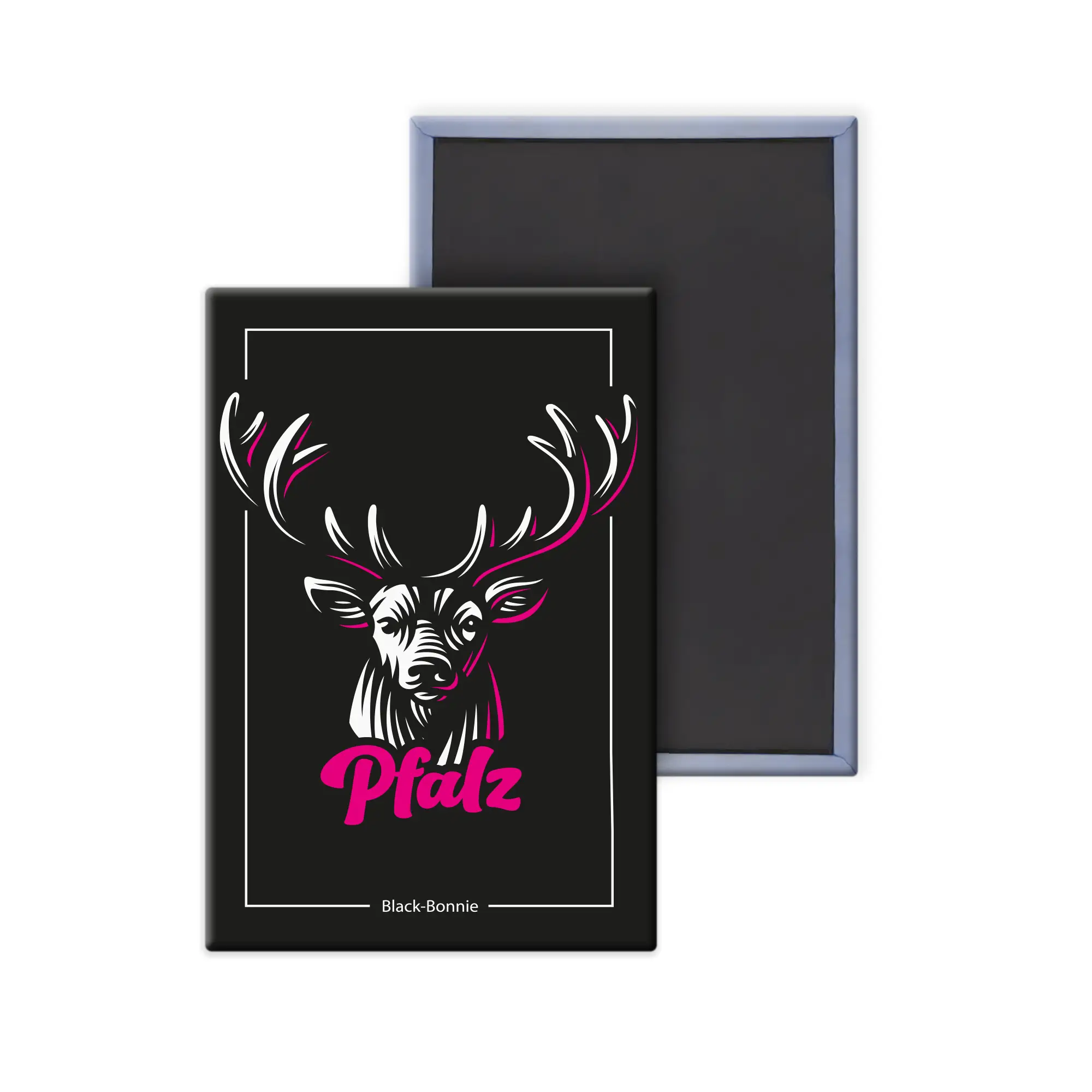black-bonnie_magnet-54x78_hirsch-pfalz-pink