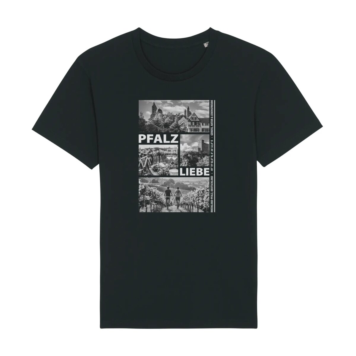 T-Shirt Pfalz Heimatkollektion black bonnie shirt black heimatcollection pfalz